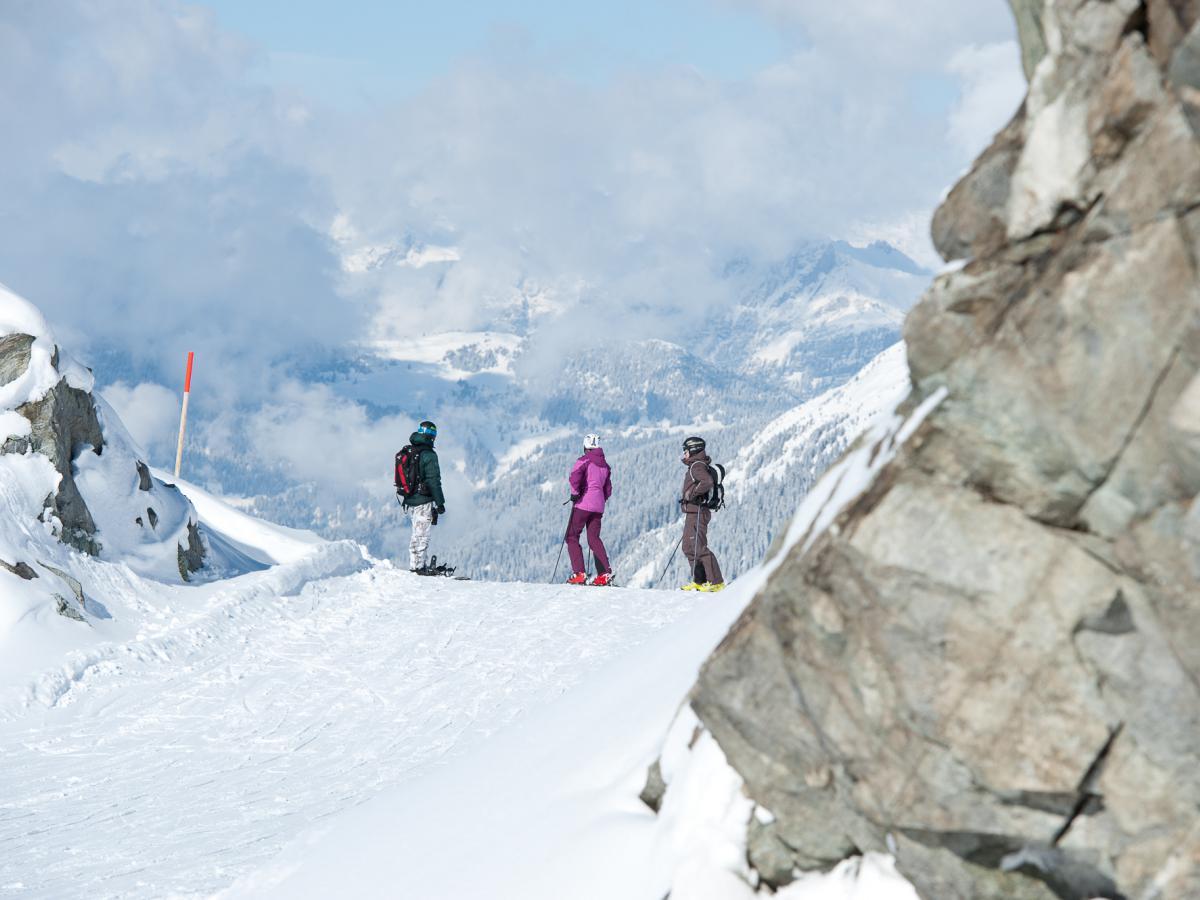 Skifahrer Berg